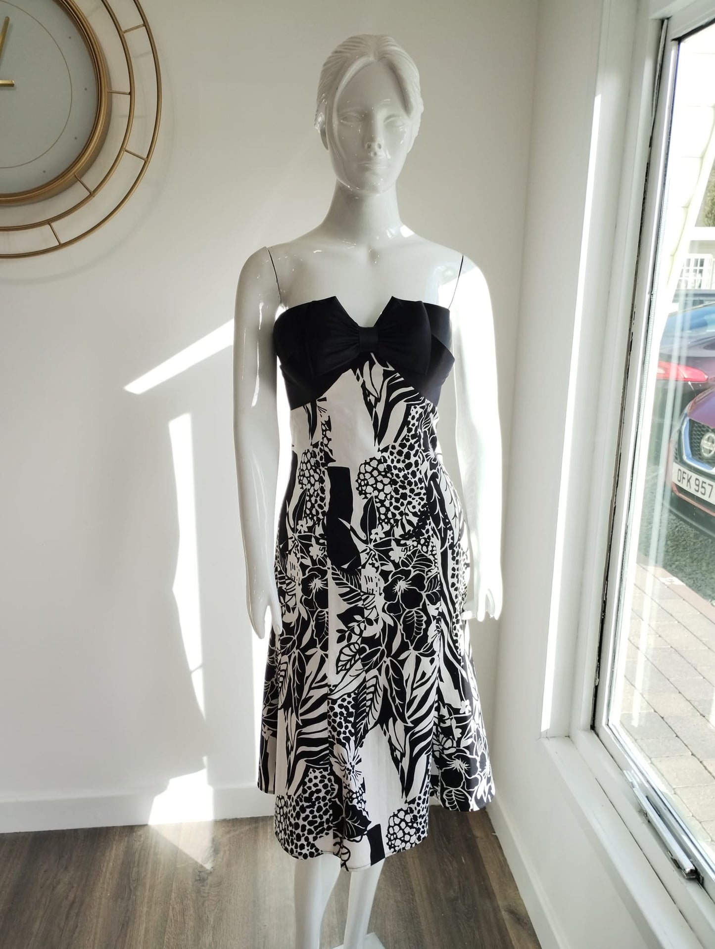 Monogram cocktail dress