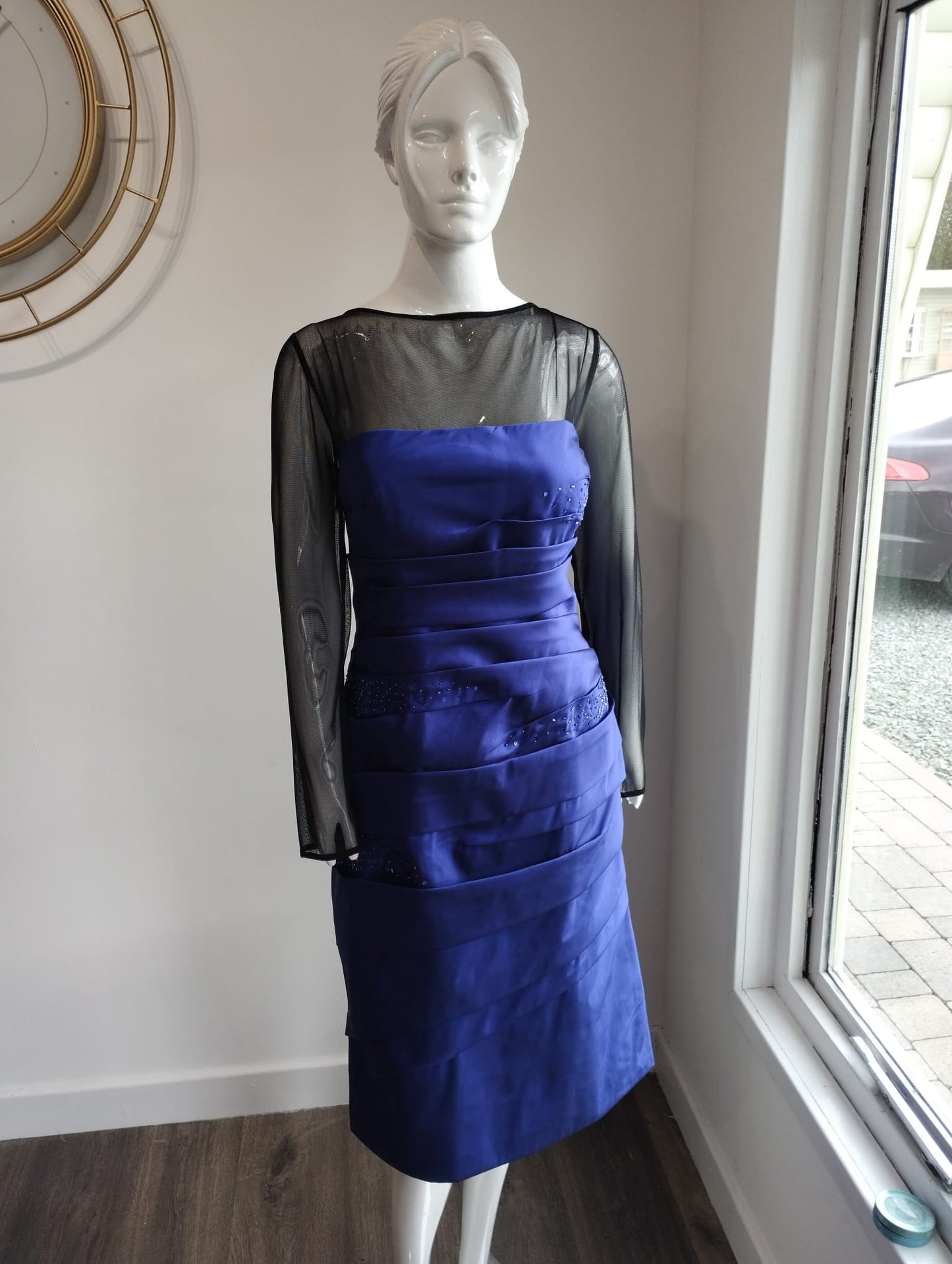 Black and Blue Evening gown