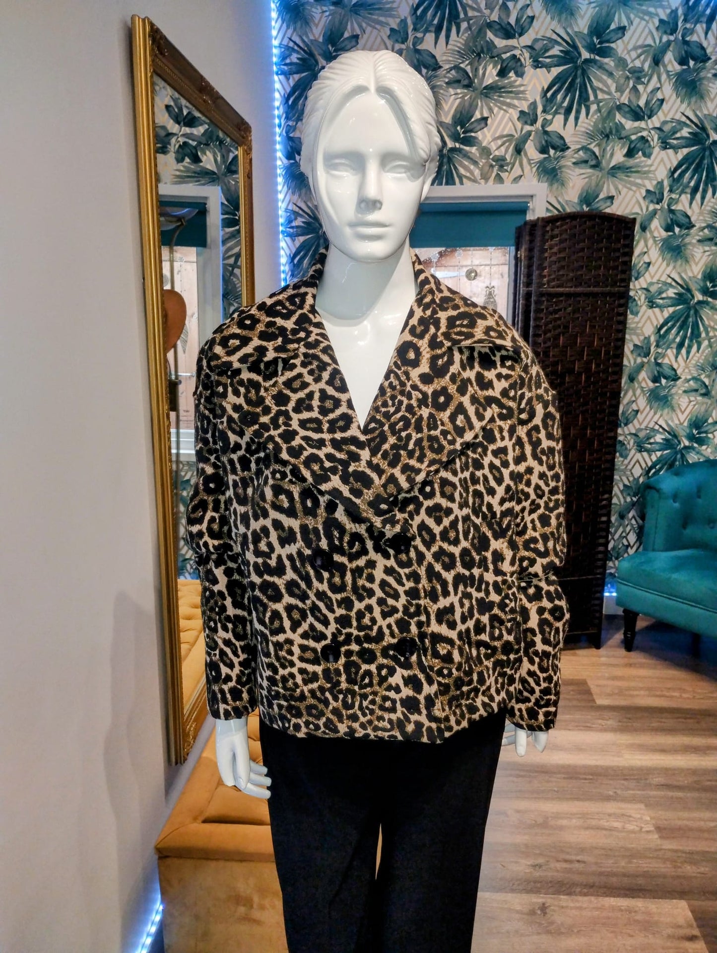Leopard print jacket