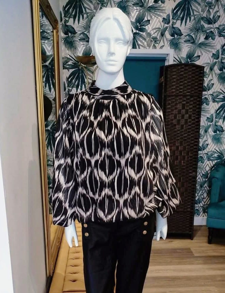 Patterned Blouse