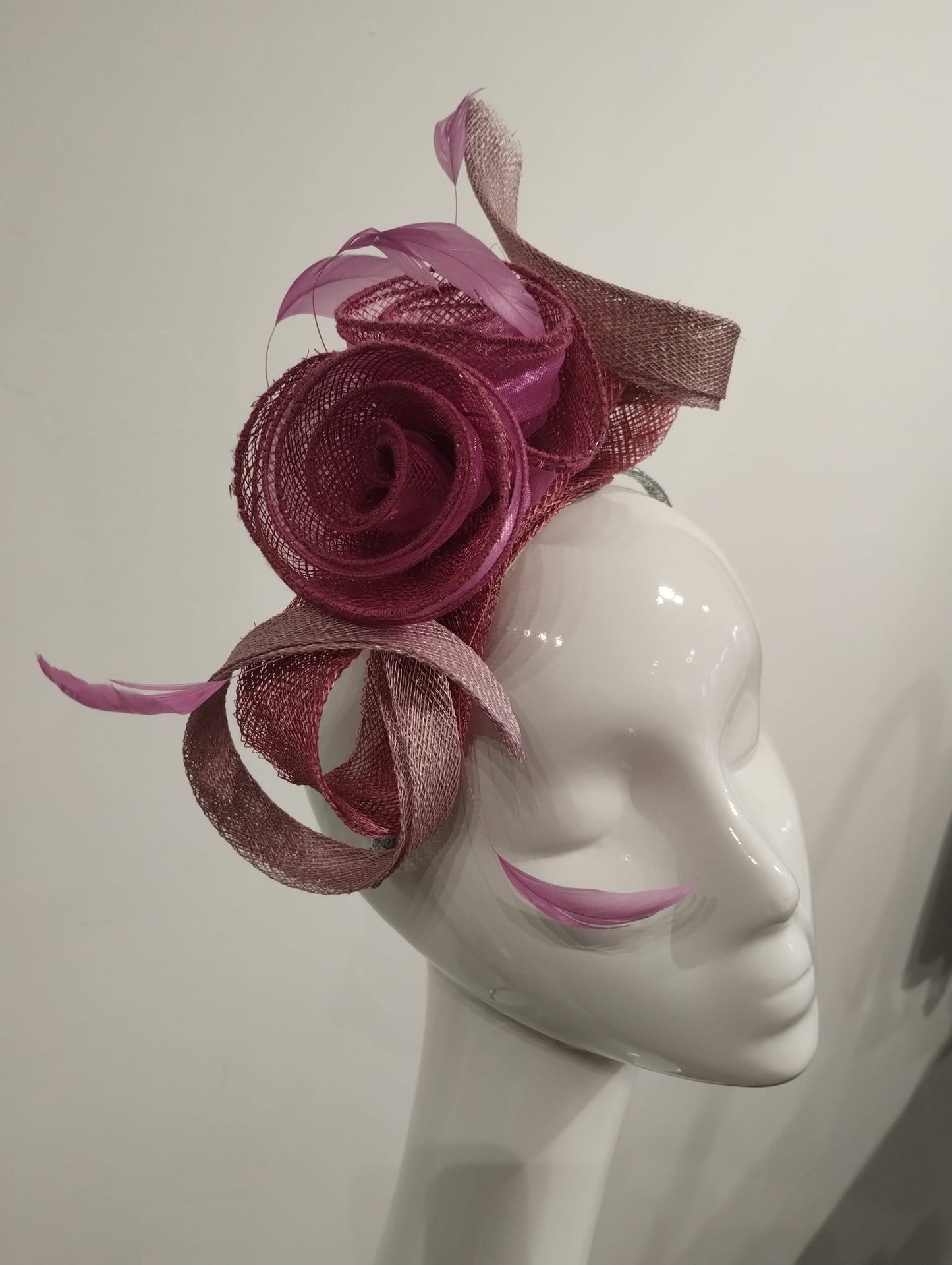 Multi pink fascinator