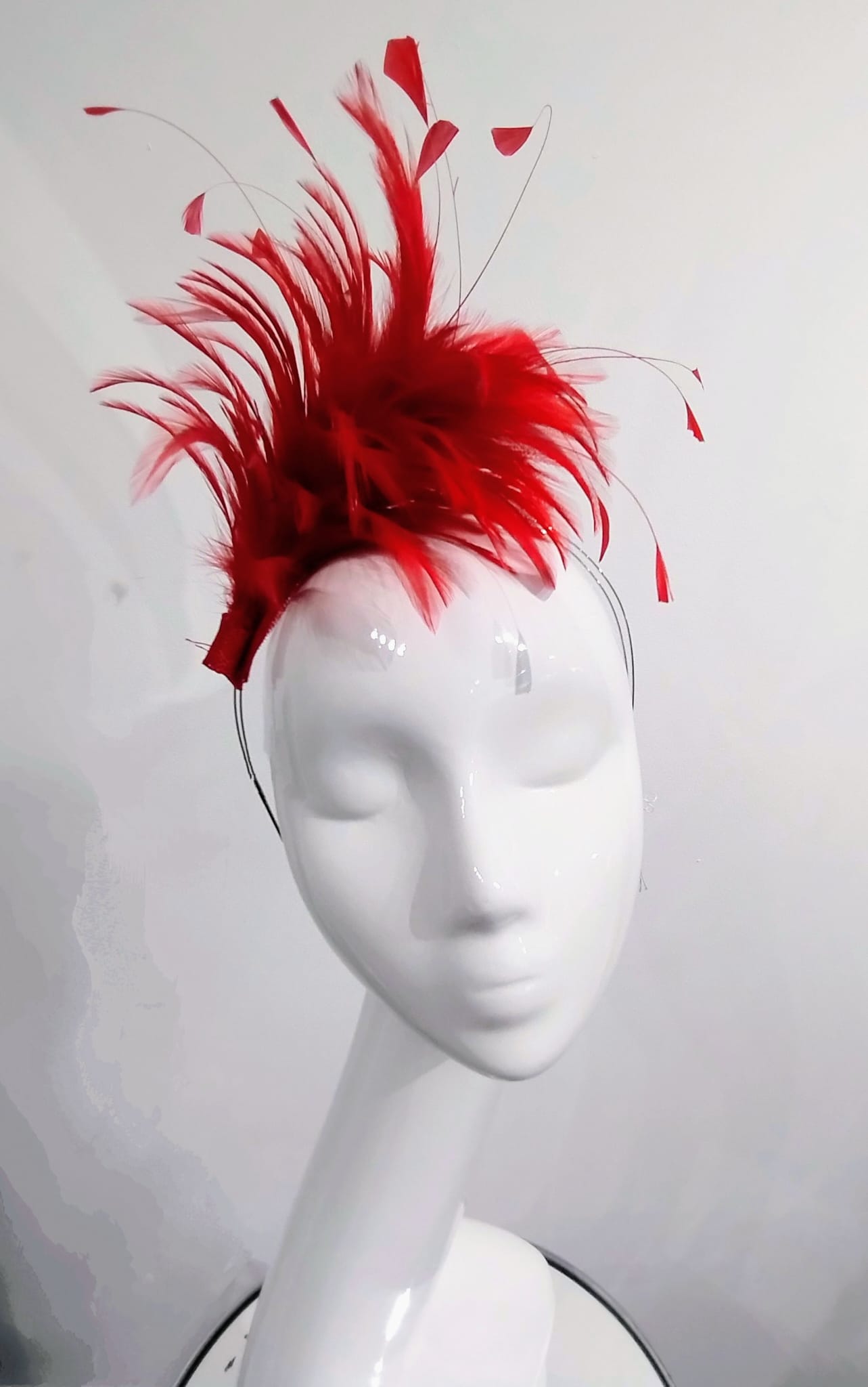 Feathered fascinator