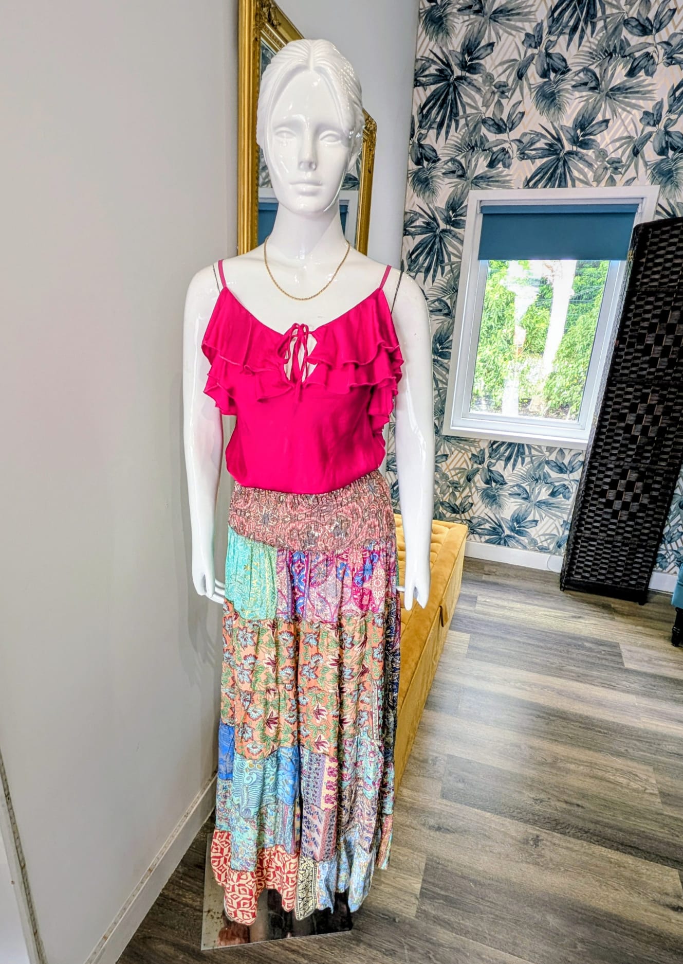 Multicoloured Bohemian Skirt