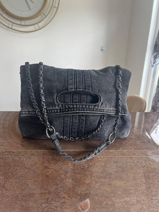 Denim handbag
