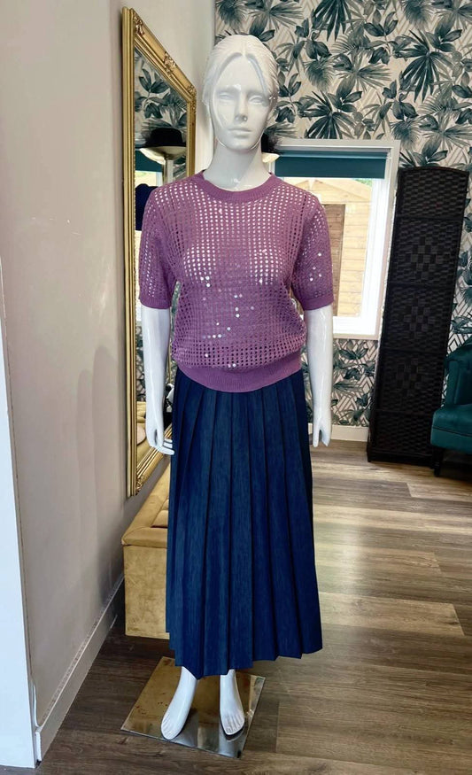 Pleated skirt
