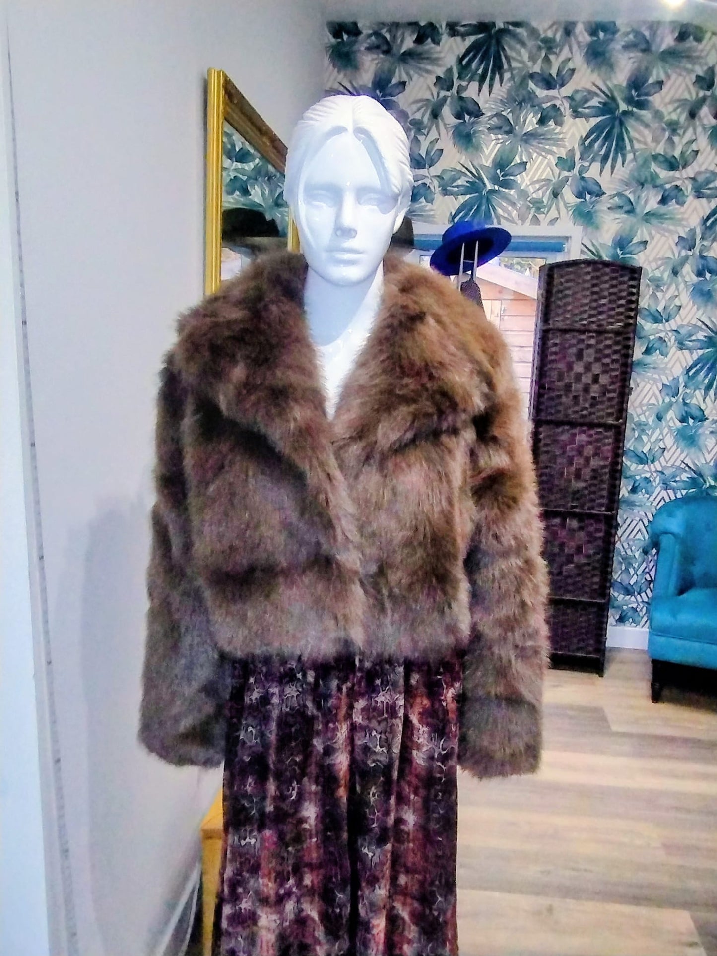 Faux fur Brown Jacket