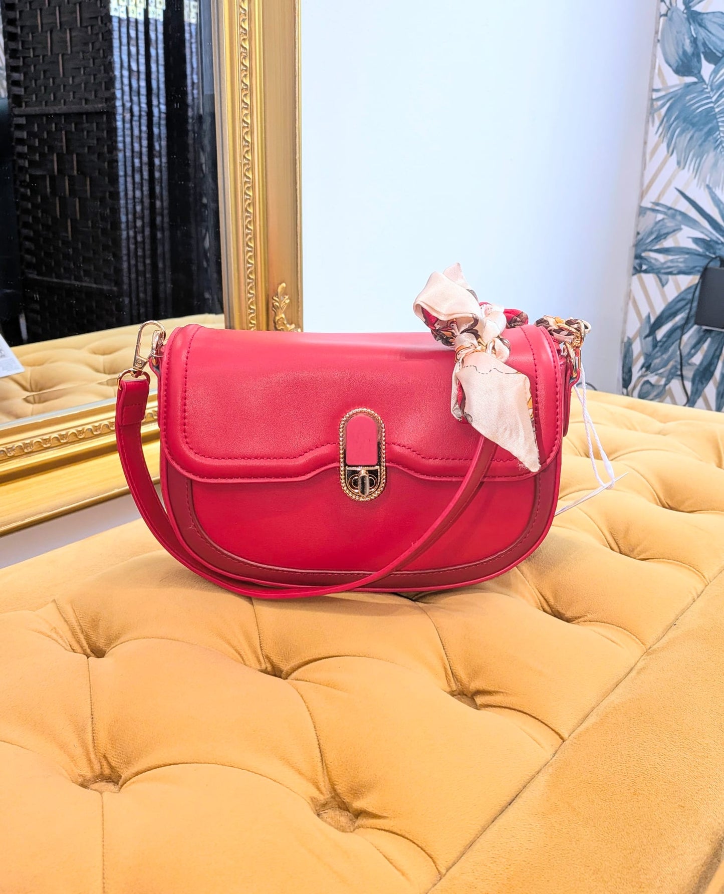 Leather handbag