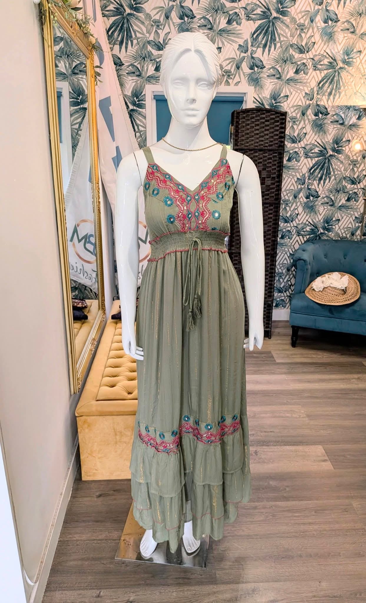 Sleeveless summer dress