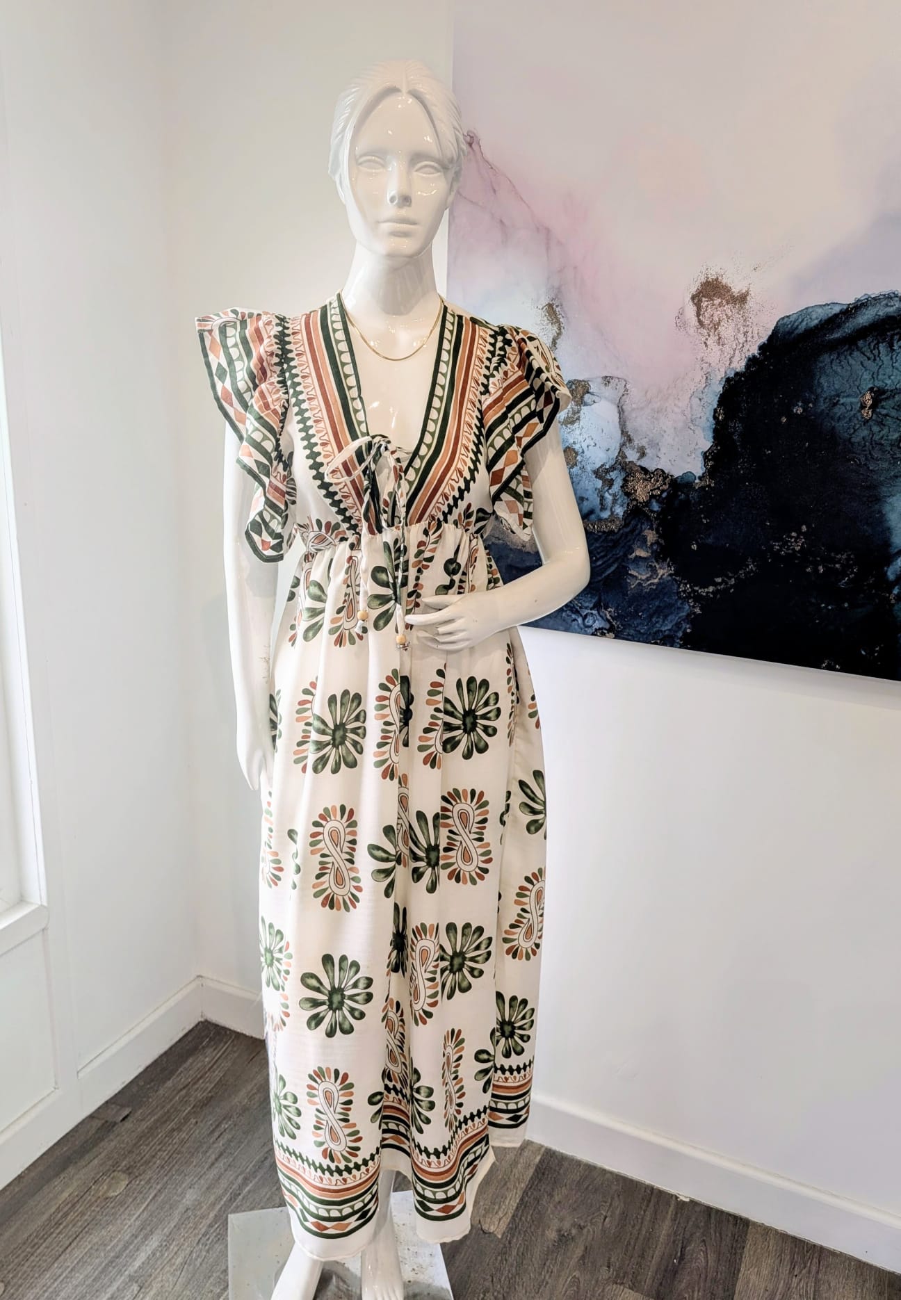 Patterned dress